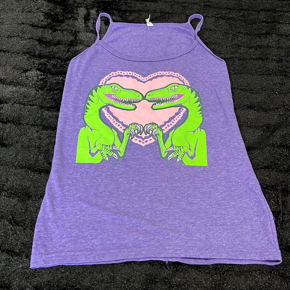 Cosmik Unicornz Raptors in love tank